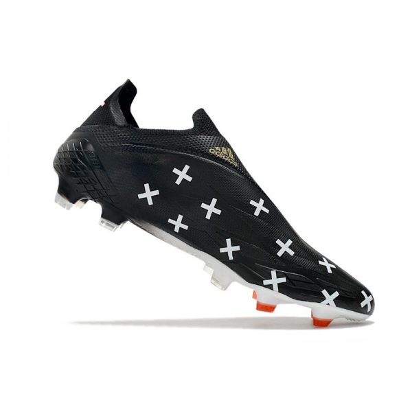 Chaussure de foot Adidas X Speedflow + FG Noir Rouge Blanc