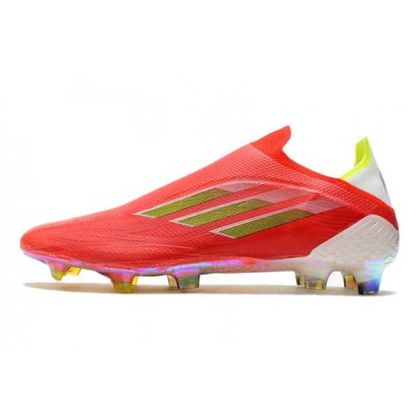 Chaussure de foot Adidas X Speedflow + FG Rouge Noir Rouge Solaire