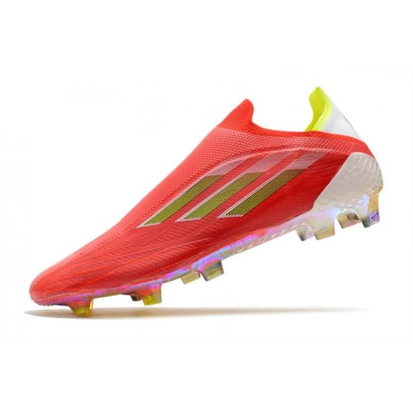 Chaussure de foot Adidas X Speedflow + FG Rouge Noir Rouge Solaire