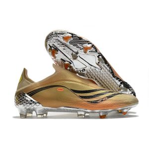 Chaussure de foot Adidas X Speedflow + FG Tech Métallique Noir Intense Orange