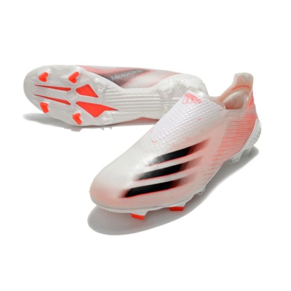 Chaussure de foot adidas X Ghosted + FG Blanc Rouge Noir