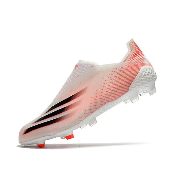 Chaussure de foot adidas X Ghosted + FG Blanc Rouge Noir