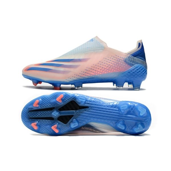 Chaussure de foot adidas X Ghosted + FG Bleu Orange