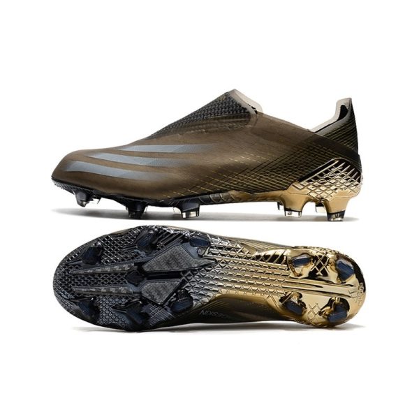 Chaussure de foot adidas X Ghosted + FG Marron