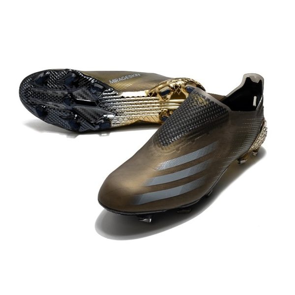 Chaussure de foot adidas X Ghosted + FG Marron