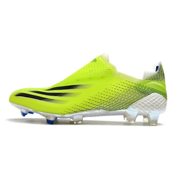 Chaussure de foot adidas X Ghosted + FG Superlative - Jaune Noir Bleu