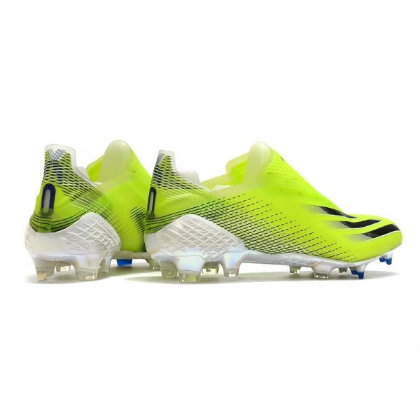 Chaussure de foot adidas X Ghosted + FG Superlative - Jaune Noir Bleu
