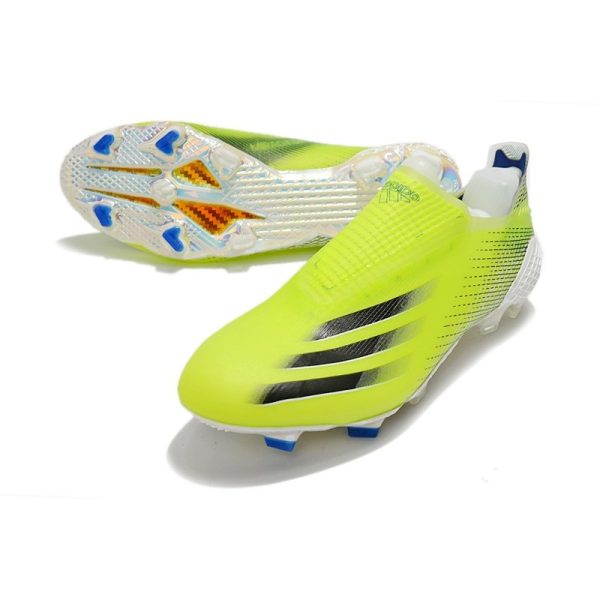 Chaussure de foot adidas X Ghosted + FG Superlative - Jaune Noir Bleu
