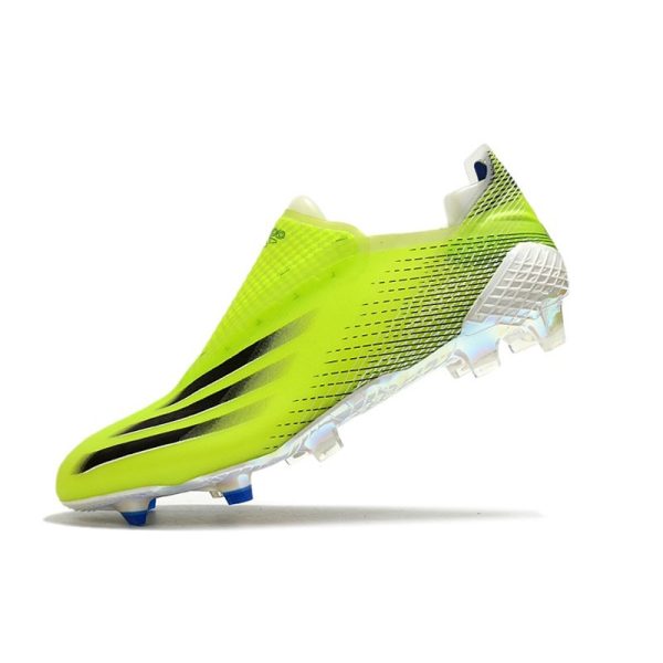 Chaussure de foot adidas X Ghosted + FG Superlative - Jaune Noir Bleu