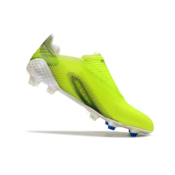 Chaussure de foot adidas X Ghosted + FG Superlative - Jaune Noir Bleu