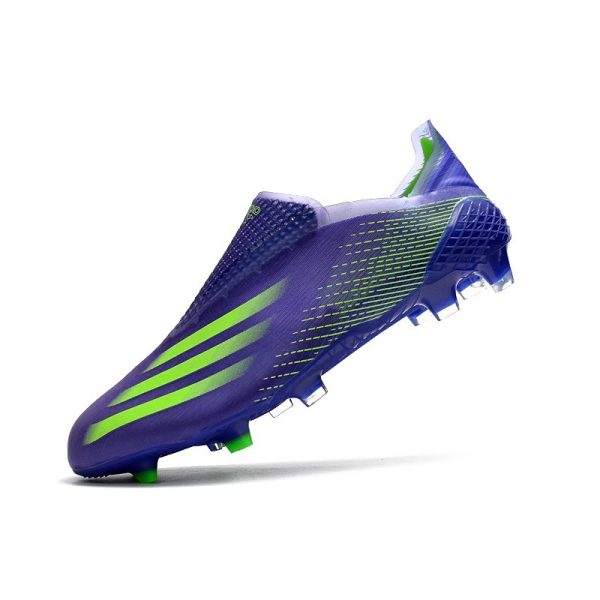 Chaussure de foot adidas X Ghosted + FG Violet Vert