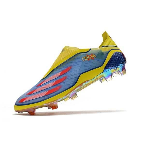 Chaussure de foot adidas X Ghosted + FG X-Men Cyclops - Bleu Rouge Vif Jaune