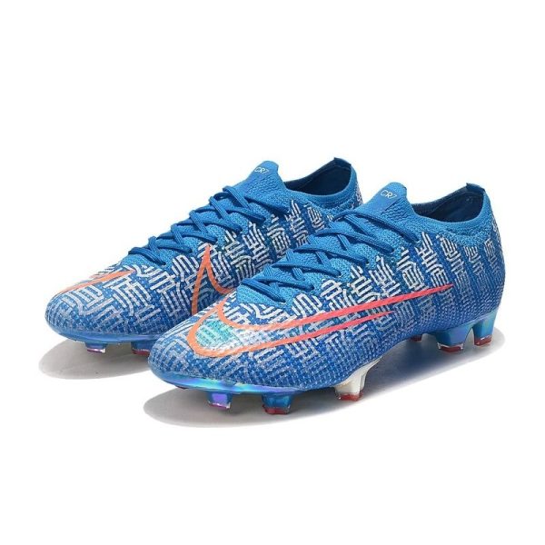 Chaussures Nike Mercurial Vapor 13 Elite FG Bleu Rouge