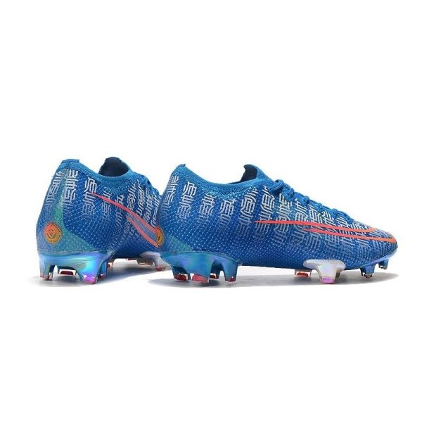 Chaussures Nike Mercurial Vapor 13 Elite FG Bleu Rouge