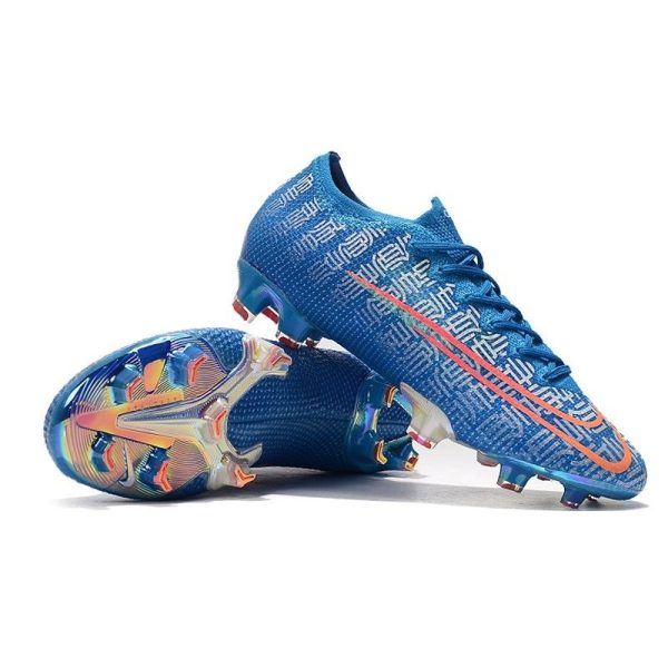 Chaussures Nike Mercurial Vapor 13 Elite FG Bleu Rouge