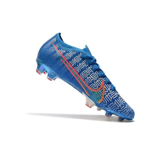 Chaussures Nike Mercurial Vapor 13 Elite FG Bleu Rouge