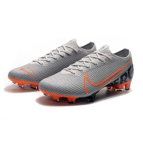 Chaussures Nike Mercurial Vapor 13 Elite FG Gris Orange