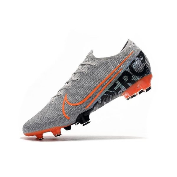 Chaussures Nike Mercurial Vapor 13 Elite FG Gris Orange
