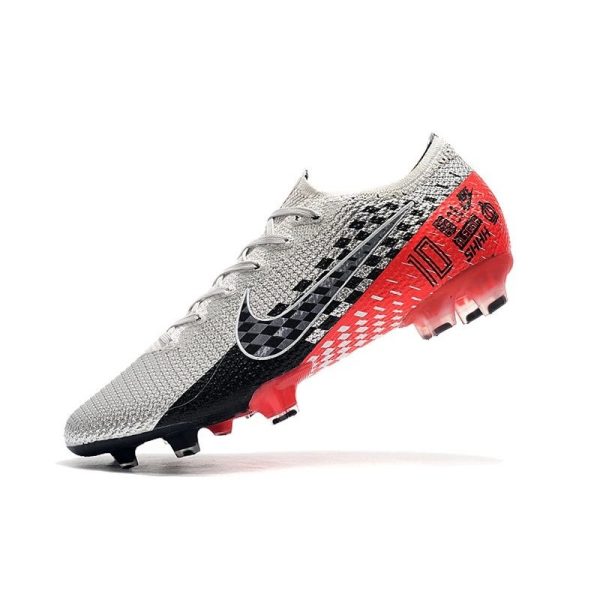 Chaussures Nike Mercurial Vapor 13 Elite FG NJR Chromé Noir Rouge Platine