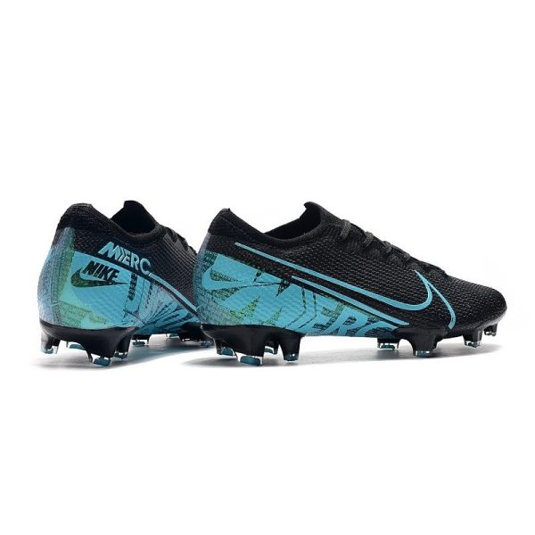 Chaussures Nike Mercurial Vapor 13 Elite FG Noir Bleu