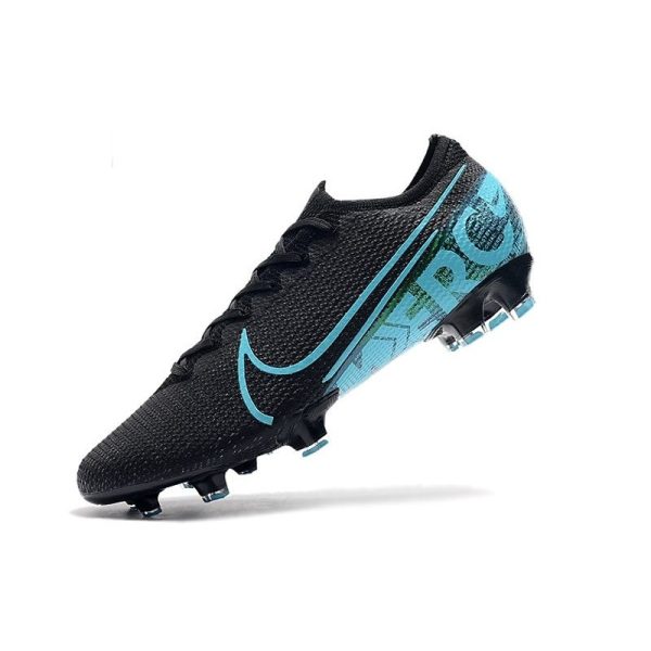 Chaussures Nike Mercurial Vapor 13 Elite FG Noir Bleu