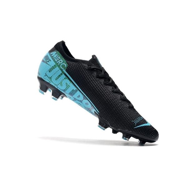 Chaussures Nike Mercurial Vapor 13 Elite FG Noir Bleu