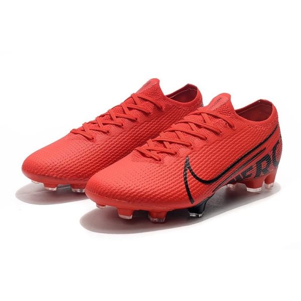 Chaussures Nike Mercurial Vapor 13 Elite FG Rouge Noir