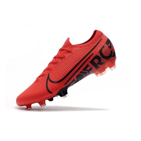 Chaussures Nike Mercurial Vapor 13 Elite FG Rouge Noir