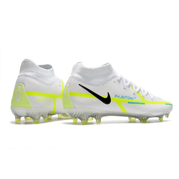 Chaussures Nike Phantom GT2 Elite DF FG Ballon Gris Bleu Foncé Marina