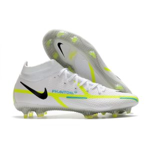 Chaussures Nike Phantom GT2 Elite DF FG Ballon Gris Bleu Foncé Marina