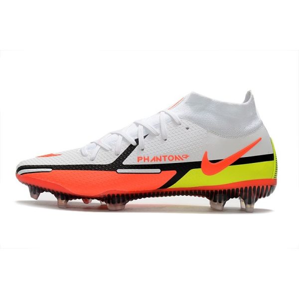 Chaussures Nike Phantom GT2 Elite DF FG Blanc Carmin Volt
