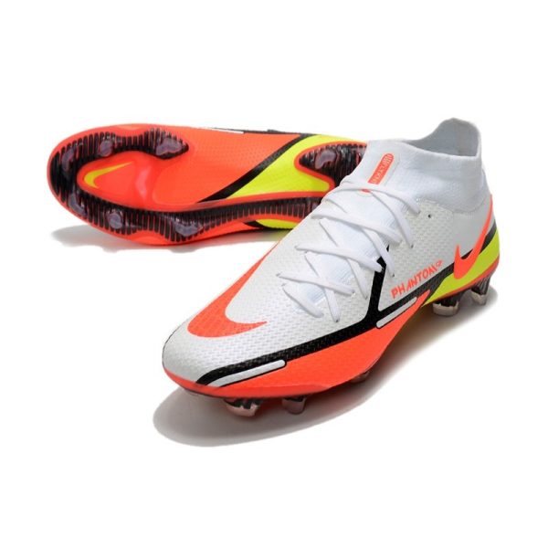 Chaussures Nike Phantom GT2 Elite DF FG Blanc Carmin Volt