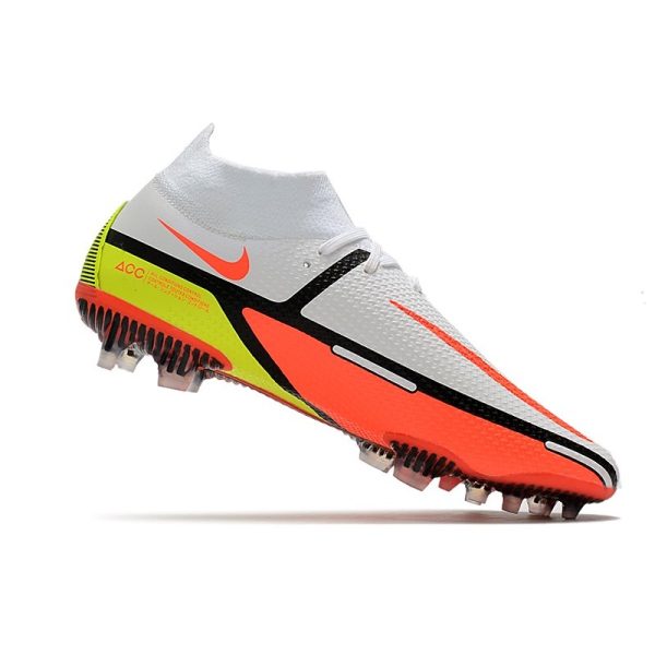 Chaussures Nike Phantom GT2 Elite DF FG Blanc Carmin Volt