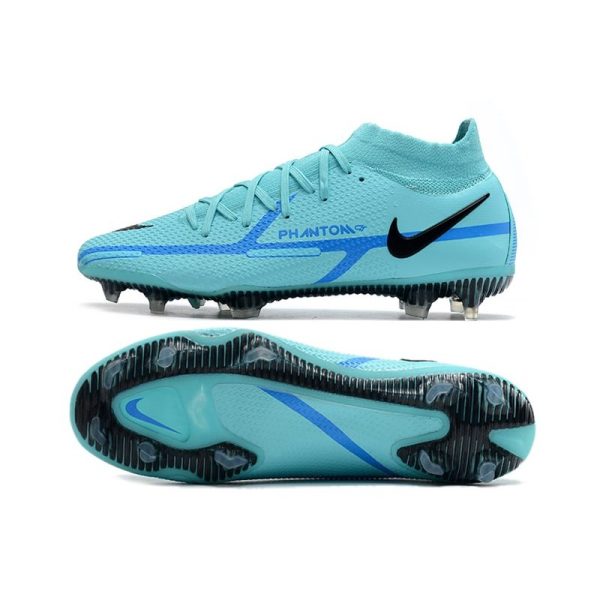 Chaussures Nike Phantom GT2 Elite DF FG Bleu