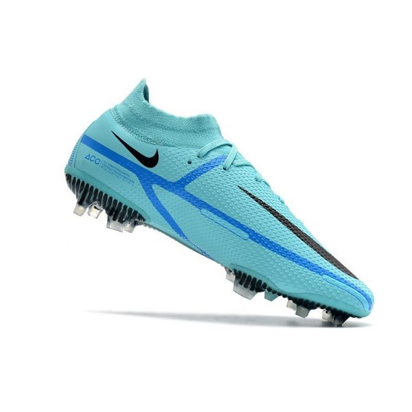 Chaussures Nike Phantom GT2 Elite DF FG Bleu