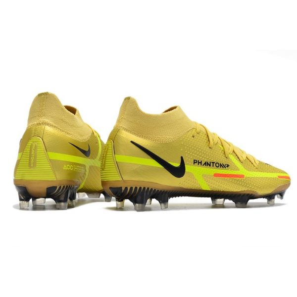 Chaussures Nike Phantom GT2 Elite DF FG Jaune