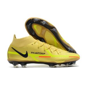 Chaussures Nike Phantom GT2 Elite DF FG Jaune