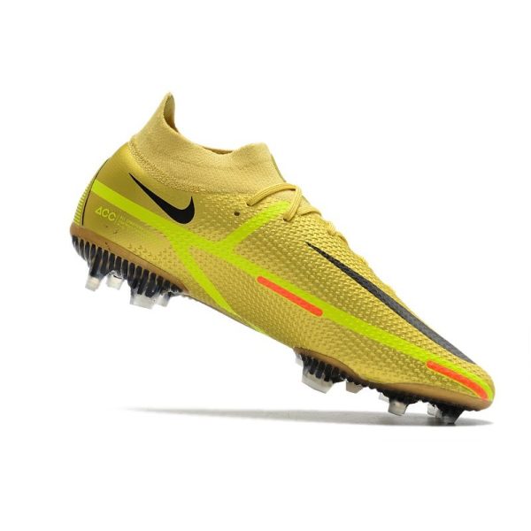 Chaussures Nike Phantom GT2 Elite DF FG Jaune