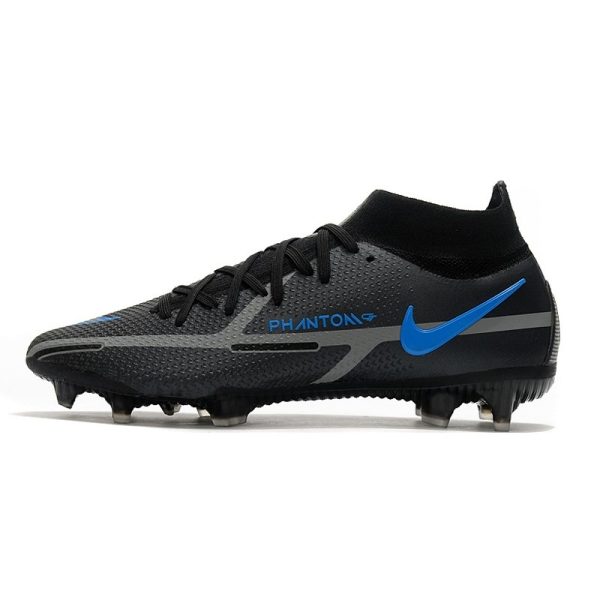 Chaussures Nike Phantom GT2 Elite DF FG Noir Gris Acier