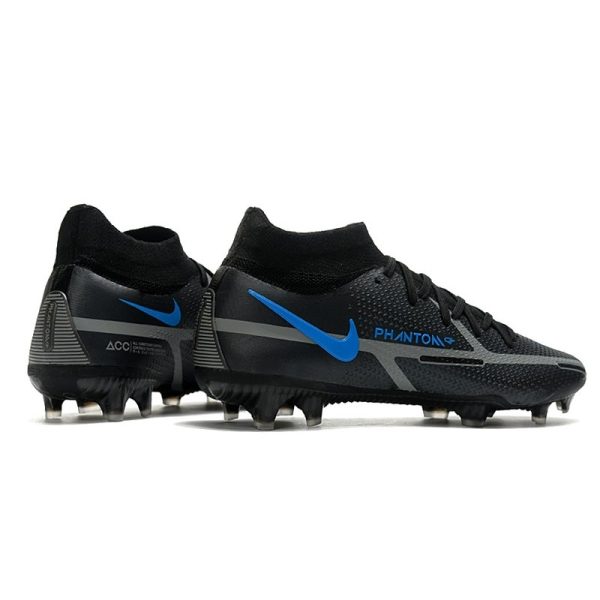 Chaussures Nike Phantom GT2 Elite DF FG Noir Gris Acier