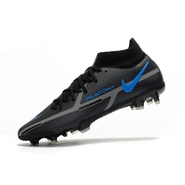 Chaussures Nike Phantom GT2 Elite DF FG Noir Gris Acier