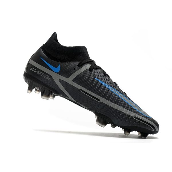Chaussures Nike Phantom GT2 Elite DF FG Noir Gris Acier