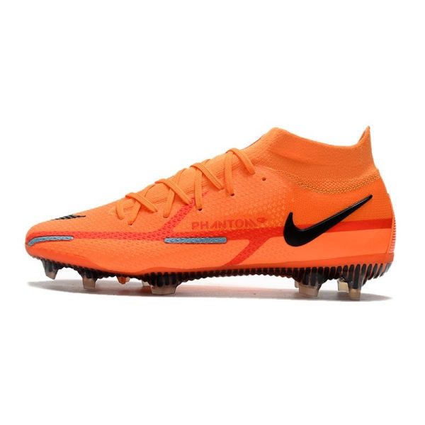 Chaussures Nike Phantom GT2 Elite DF FG Oange Laser Noir Orange Total