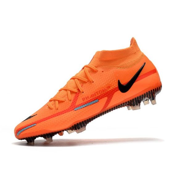 Chaussures Nike Phantom GT2 Elite DF FG Oange Laser Noir Orange Total