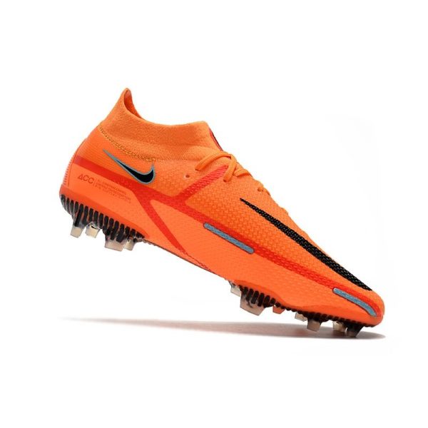 Chaussures Nike Phantom GT2 Elite DF FG Oange Laser Noir Orange Total