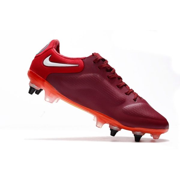 Chaussures Nike Tiempo Legend 9 Élite SG-Pro AC Rouge Equipe Blanc Hibiscus Mystique