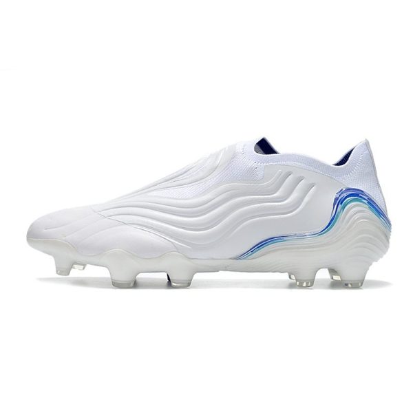Chaussures adidas Copa Sense+ FG Blanc Bleu Hi Res Indigo