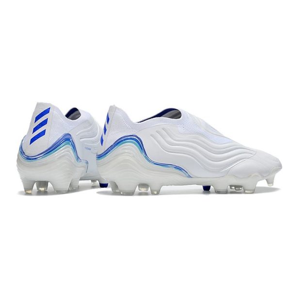 Chaussures adidas Copa Sense+ FG Blanc Bleu Hi Res Indigo