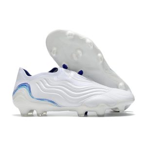 Chaussures adidas Copa Sense+ FG Blanc Bleu Hi Res Indigo