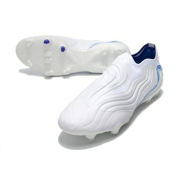 Chaussures adidas Copa Sense+ FG Blanc Bleu Hi Res Indigo